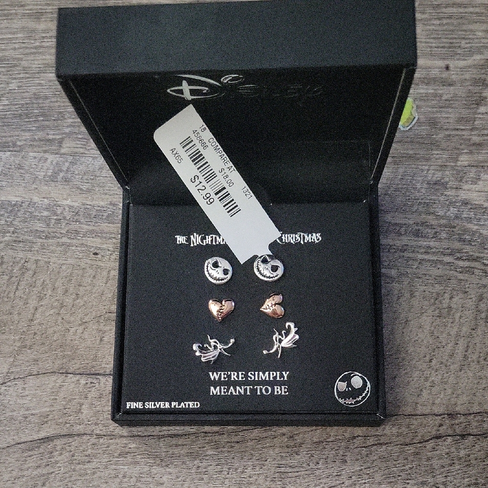 Disney Silver and Gold Earrings Set